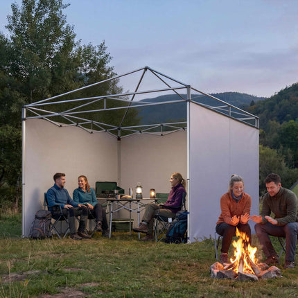 Gazebo Sidewalls Set, 3x3m, UPF 50+ Oxford Fabric