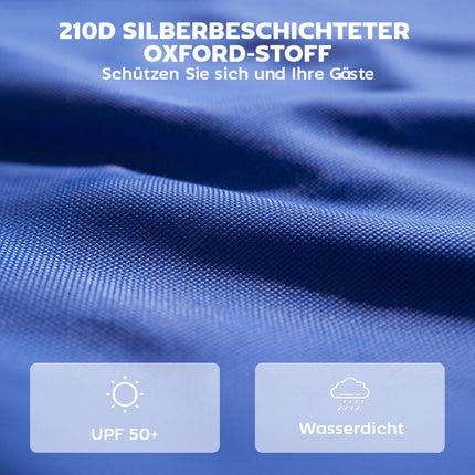 Gazebo Sidewalls Set, 3x3m, UPF 50+ Oxford Fabric