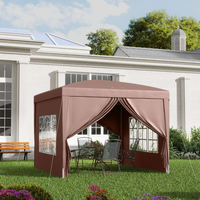 Pop-Up Gazebo 3x3m, UV protection, Water-repellent, Stable