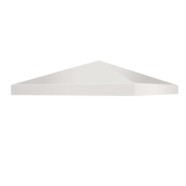 Gazebo replacement roof sun protection cover with Velcro fasteners 300 x 300 cm beige