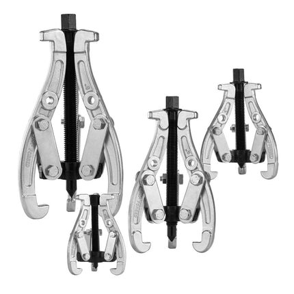Gear Puller Set, 4-Piece 2-3 Jaw Reversible 3-8 Inch