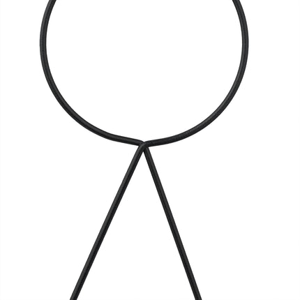 Geometric Steel Plant Supports – Set of 3