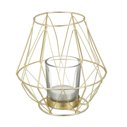 Geometric tealight holder