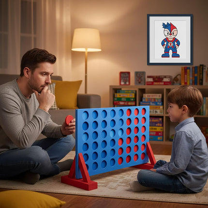 Giant Outdoor Connect Four Game – Foam, 2 Players