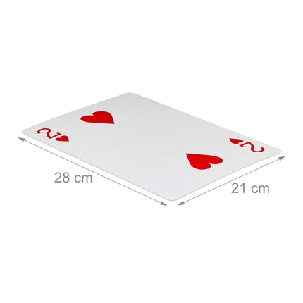 Giant Waterproof Playing Cards, 54-Card Deck
