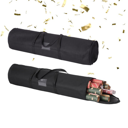 Gift Wrap Storage Bags, Set of 2 with Handles