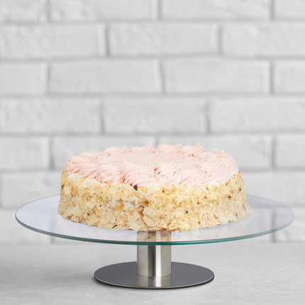 Glass Cake Stands, Set of 2
