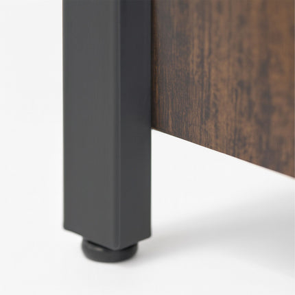 Glass-Door Kitchen Sideboard, Adjustable Shelves