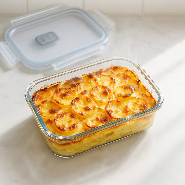 Glass Food Storage Containers with Airtight Lids