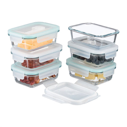 Glass Food Storage Containers with Airtight Lids
