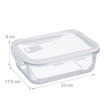 Glass Food Storage Containers with Airtight Lids