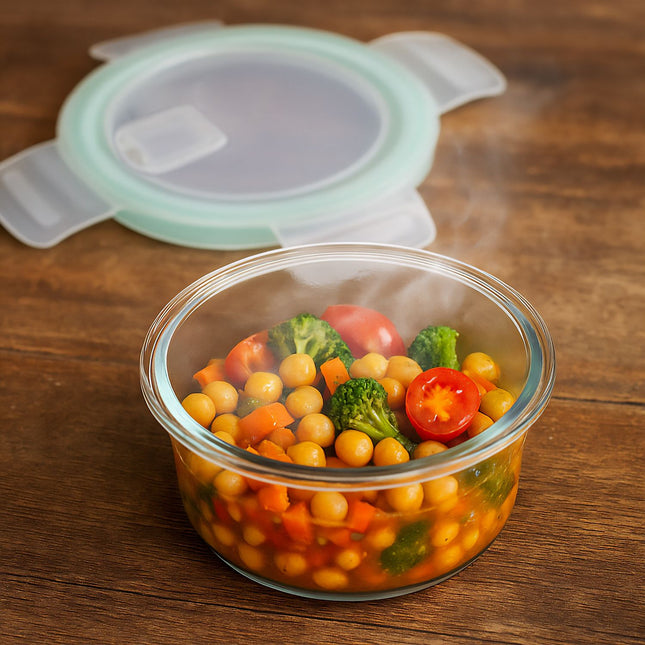 Glass Food Storage Containers with Airtight Lids