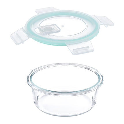 Glass Food Storage Containers with Airtight Lids, Set of 3