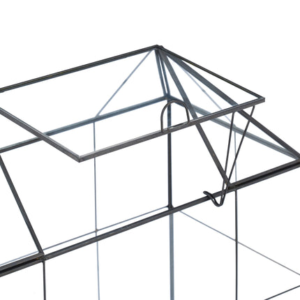 Glass House-Shaped Terrarium for Indoor Plants