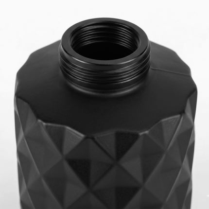 Glass Soap Dispensers, 2-Pack 350 ml, Black Stainless Pump