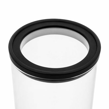 Glass Storage Jars Set, 1200 ml, Airtight Lids, 3-Piece