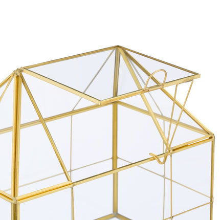 Glass Terrarium House for Succulents & Air Plants