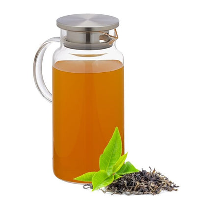 Glass carafe with lid 1.5 litres
