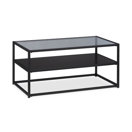 Glass coffee table