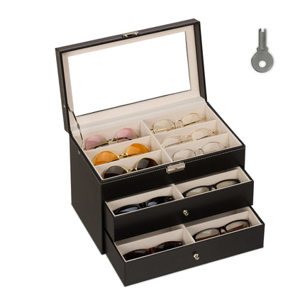 Glasses case for 18 glasses