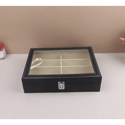 Glasses organizer with 8 compartments