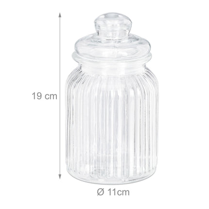 Glass jars 6-pack 1,000 ml