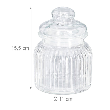 Glass jars 6-pack 700 ml