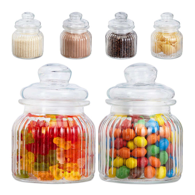 Glass jars 6-pack 700 ml