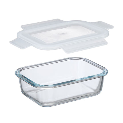 Glass jars with lids in a set