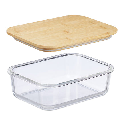 Glass jar with lid set of 4
