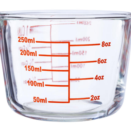 Glass measuring jug 250 ml