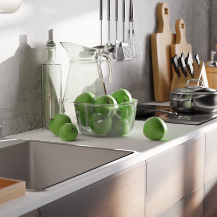 Glass salad bowls 2-pack