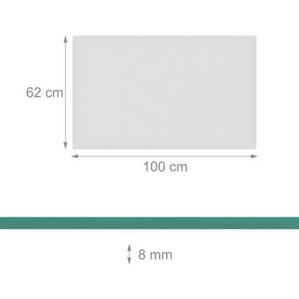 Glass sheet 8mm ESG
