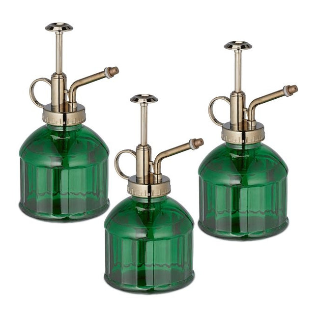 Glass spray bottle, set of 3
