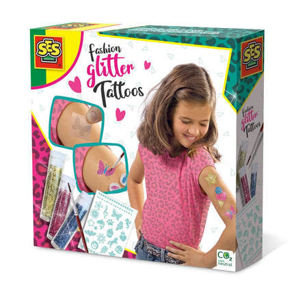 Glitter Tattoos for Body Art, Temporary, Easy to Apply