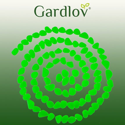 Glowing stones - 100pcs green set