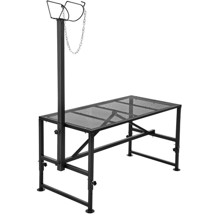 Goat And Sheep Stand, 47x23 In, 21–33 In Adjustable, 500 lb