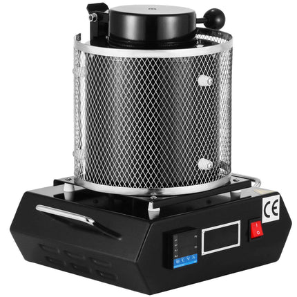 Gold Melting Furnace 1350W, 1150C, 1 kg Crucible