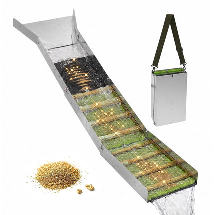 Gold Sluice Box – Foldable Lightweight Aluminum
