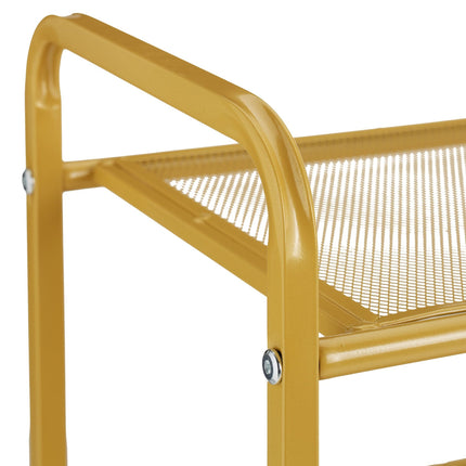 Golden Shoe Shelf Metal
