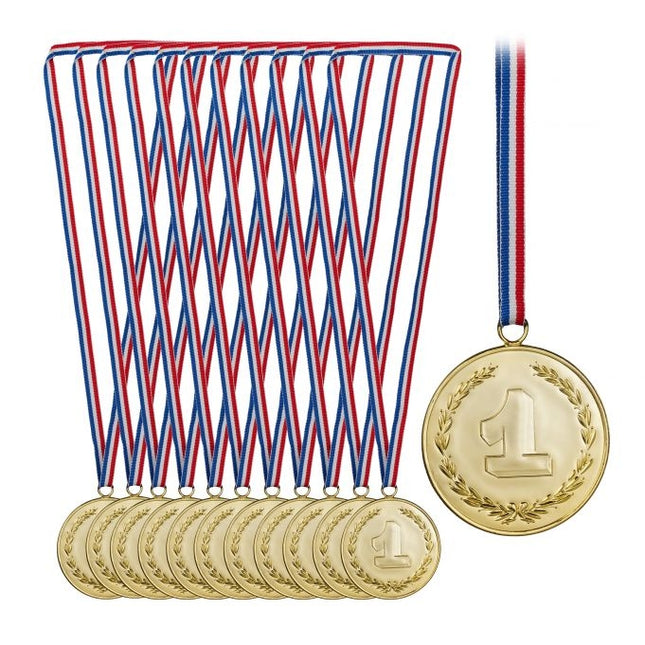 Gold medal for children - set of 12