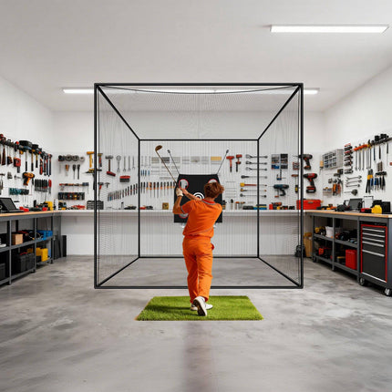 Golf Batting Cage Net 10x10x10 Ft, Targets Included