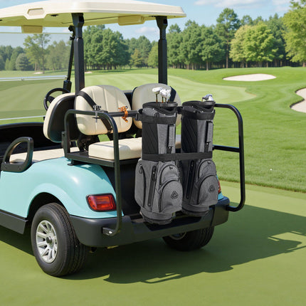 Golf Cart Bag Holder – Adjustable Clamp for 1.2 In Tubes
