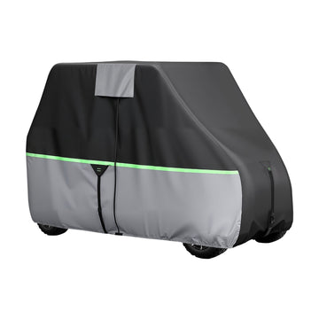 Golf Cart Cover 2+2 4-Passenger, 600D Waterproof, 3 Doors