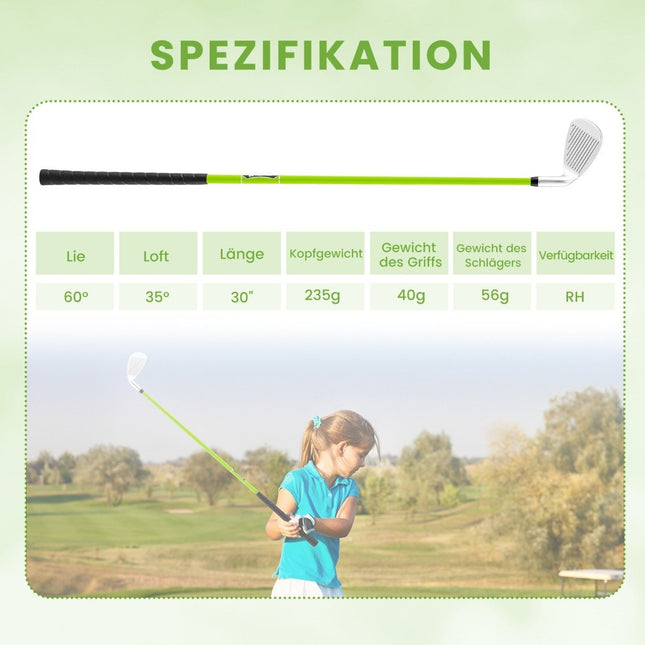 Golf Iron 7 for children with headcover Single golf iron made of aluminum for right-handers