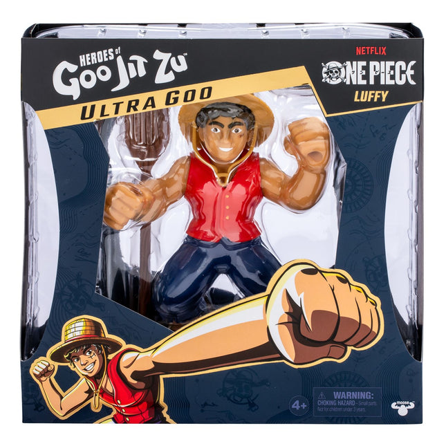 Goo Jit Zu Ultra Goo Figure - Luffy, Stretchy, Collectible Toy