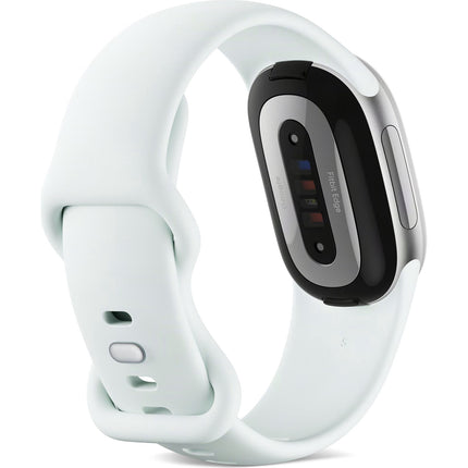 Google Fitbit Edge Fitness Tracker with GPS and ECG, Fog/Satin Silver