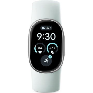 Google Fitbit Edge Fitness Tracker with GPS and ECG, Fog/Satin Silver