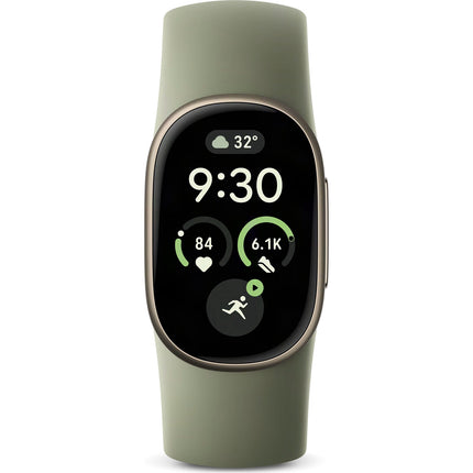 Google Fitbit Edge Fitness Tracker with GPS and ECG, Olive/Satin Pyrite