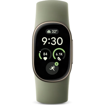 Google Fitbit Edge Fitness Tracker with GPS and ECG, Olive/Satin Pyrite